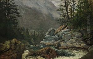 Kaaterskill Clove From Haines Falls by Edward W. Nichols