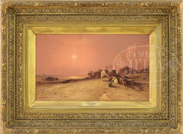 Orientalist Beach Scene - view 1