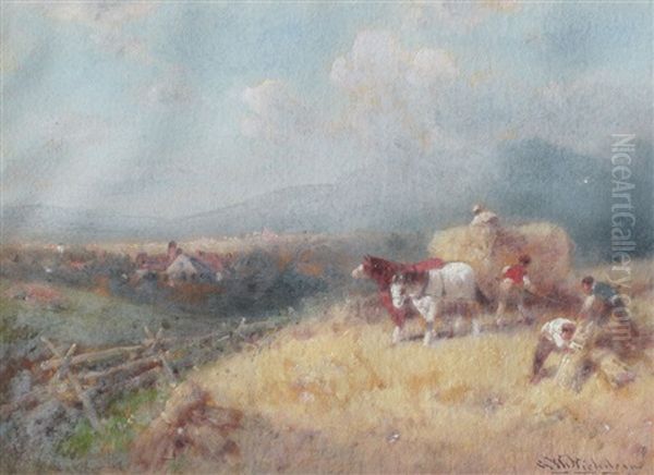 Pennsylvania Haying Scene - view 1