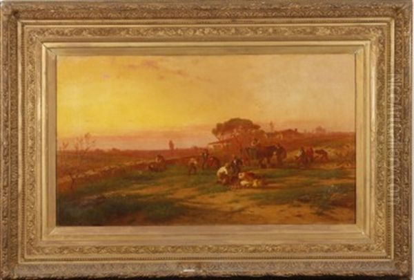 Landscape With Peasants - view 1