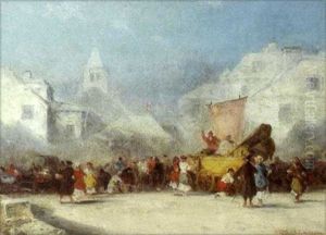 St. Germain Des Pres by George Washington Nicholson