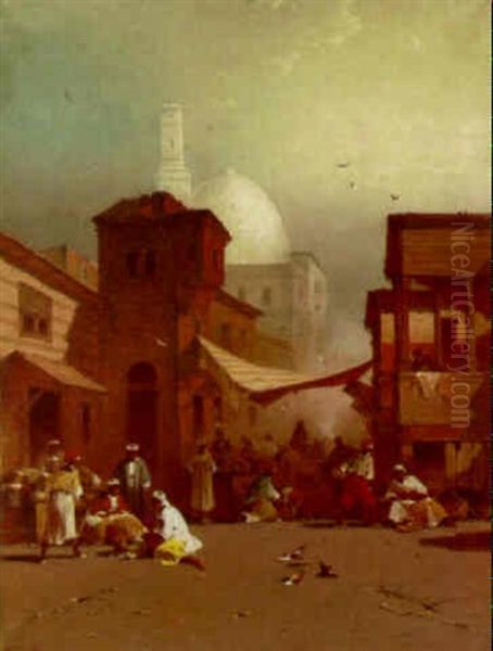 Arab Market Scene - view 1