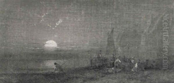 Fishermen, Coast Of Italy - view 1