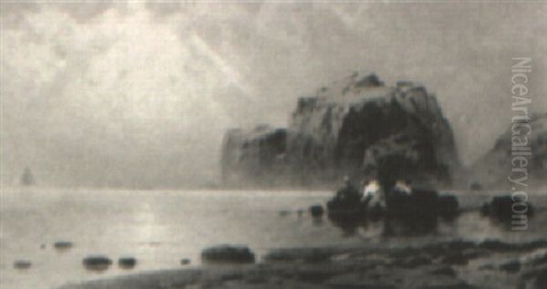Coastal Scene With Figures - view 1