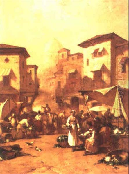 Outdoor Market In Florence - view 1