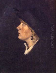 Portrait Of Sybil Hart Davis by Mabel Pryde
