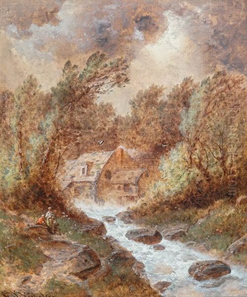 The Mill Race (a Study In Triangles) - view 1