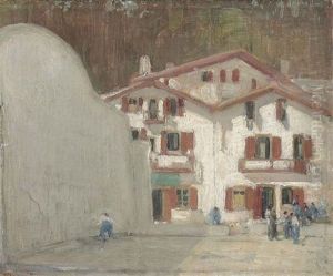 Game Of Pelota, Trinquet by William Nicholson