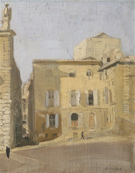 La Place Des Papes, Avignon (or Place De Palais, Avignon/le Chateau, Avignon) - view 1
