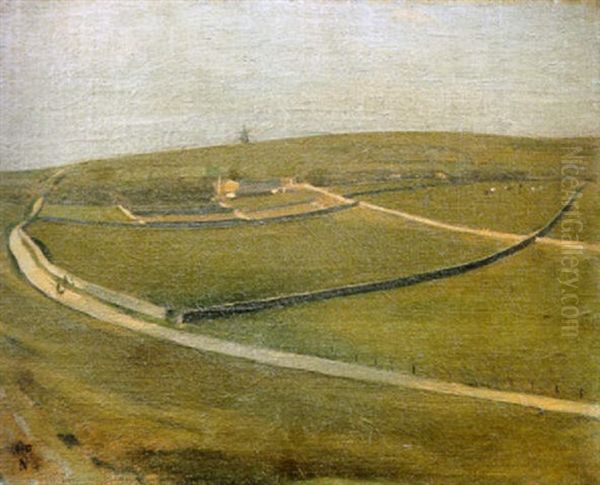 Dowland Landscape With Windmill - view 1
