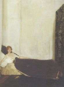 Portrait Of Sybil Hart-davis by William Nicholson