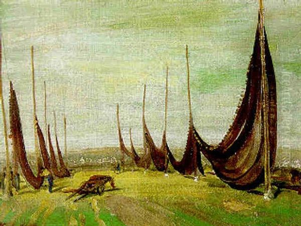 Fishing Nets, Ciboure - view 1