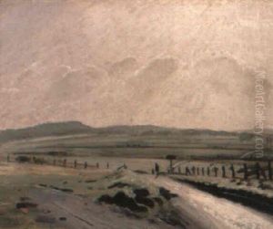 Wiltshire Landscape: View Of A Road by William Nicholson