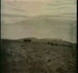Harvest,evening by William Nicholson