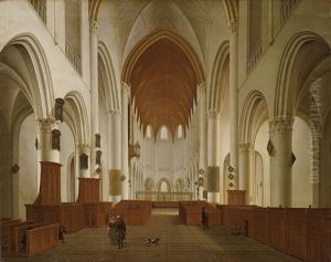 Innenraum Der Kirche St. Bavo In Haarlem