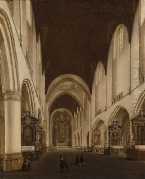 The Interior Of Saint Bavo's, Haarlem - view 1
