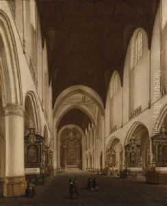 The Interior Of Saint Bavo's, Haarlem