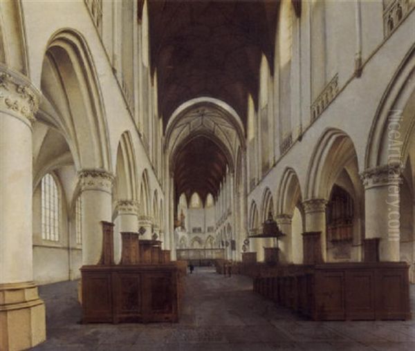 Haarlem: The Interior Of The St. Bavo - view 1