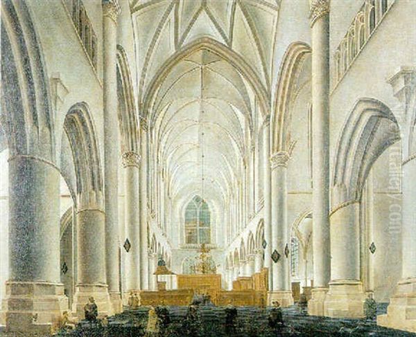 The Interior Of The St. Bavo Church, Haarlem - view 1