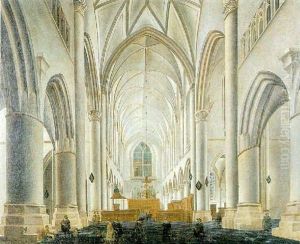 The Interior Of The St. Bavo Church, Haarlem