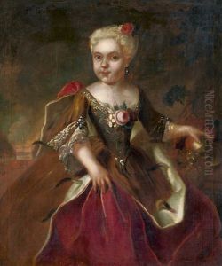 Kinderbildnis Der Charlotte Prinzessin Von Schwarzburg-ebeleben (1732 - 1774) by Rymer van Nickelen