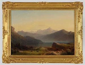 Schafer Vor Alpenseeidylle