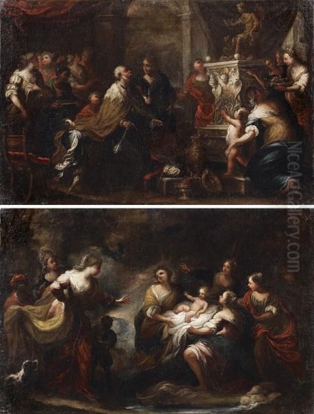 Salomon Sacrifiant Aux Idoles - view 1