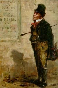 The Irish Immigrant by Erskine Nicol