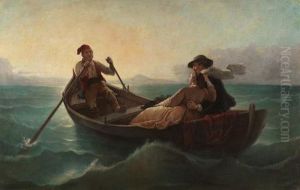 Passeggiata In Mare by Carlo Felice Biscarra