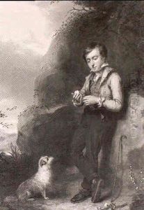 The Young Botanist by Erskine Nicol