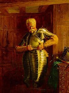 Preparing For Battle by John Watson Nicol