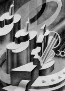 Cityscape - Energy Manifestation Series by Kimon Nicolaides