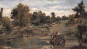 El Carro Cruzando El Rio