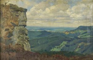 Blick Von Der Hohe In Die Landschaft Bei Kirchheim/teck by Martin Nicolaus