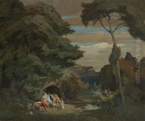 Faun Und Nymphen by Martin Nicolaus