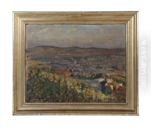 Blick Uber Stuttgart, Von Den Weinbergen Aus by Martin Nicolaus