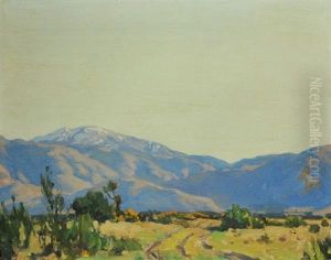 Road To The Mountains, New Zealand by Archibald Frank Nicoll