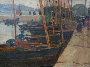 Unloading Catch, Dusk, Concarneau