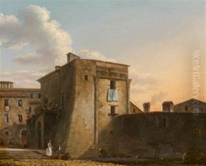 Vue Du Temple De Castor Et Pollux by Victor Jean Nicolle