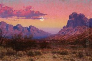 Desert At Dusk by Audley Dean Nicols
