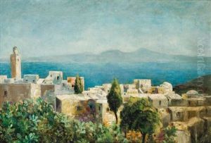 Vue De Sidi Bou-said by Francois Nicot