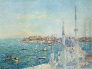 Vue D'istanbul by Francois Nicot