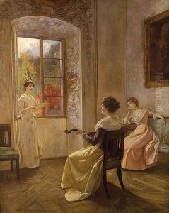Die Musikstunde by Eduard Niczky