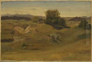 Voralpenlandschaft by August Heinrich Niedmann