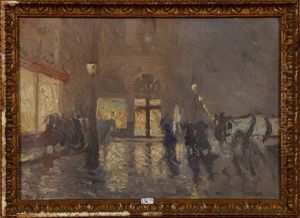 Effet De Soir A Paris by Maurits Niekerk