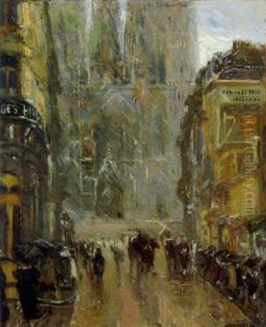 Boulevard Sous La Pluie