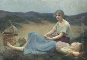 A Rest In The Dunes by Wilhelmine Charlotte Niels