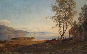 Kystlandskap by Amaldus Clarin Nielsen