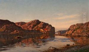 Morgen I Ny-hellesund by Amaldus Clarin Nielsen