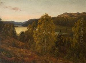 Hostaften Ved Mandal by Amaldus Clarin Nielsen